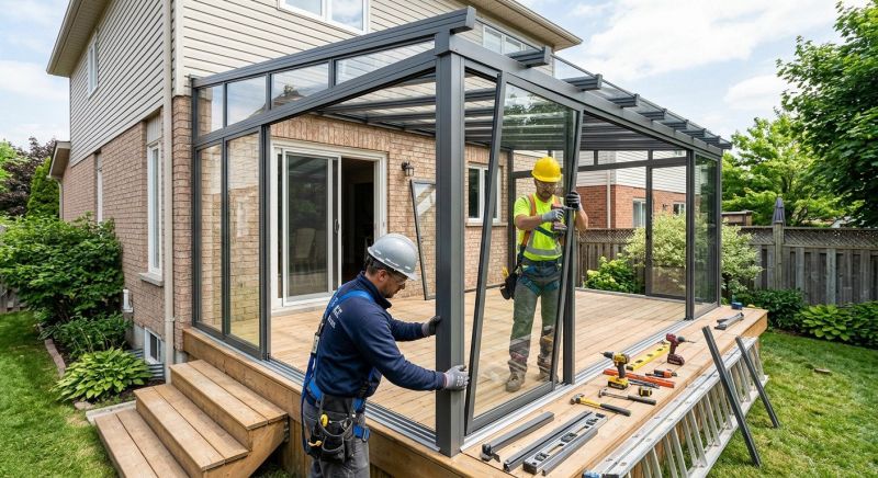 Lanai Enclosure Installation in Asheville, NC