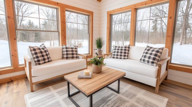Cozy Sunroom Interior
