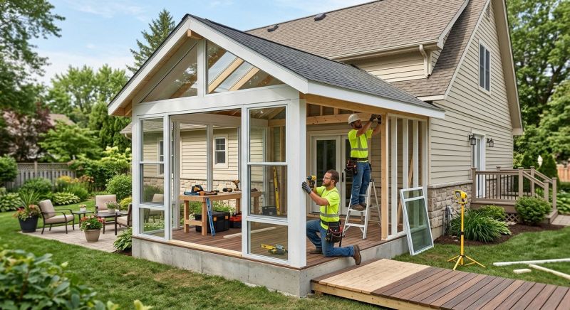 Enclosed Porch Installation Service