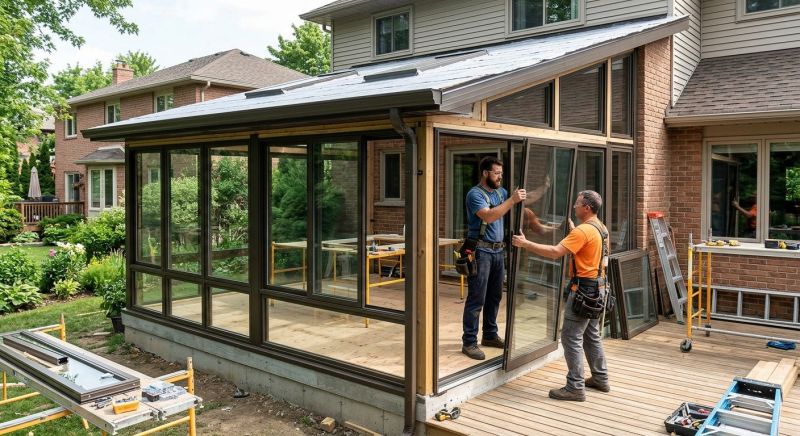 Enclosed Patio Installation in Dallas, TX